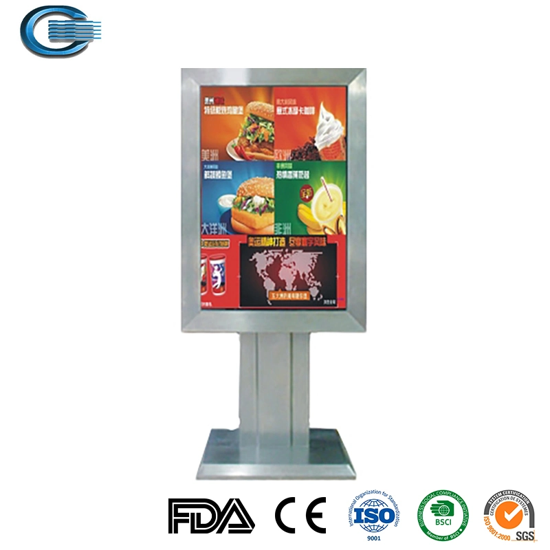 Huasheng Frameless Seg Portable Perimeter LED Lightbox Display for Retail Advertising