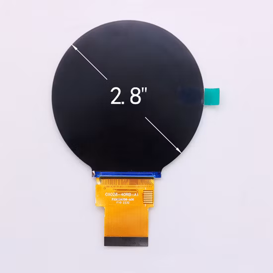 Display LCD TFT rotondo IPS da 2,8 pollici 480 (RGB) X480 punti con interfaccia Mipi RGB